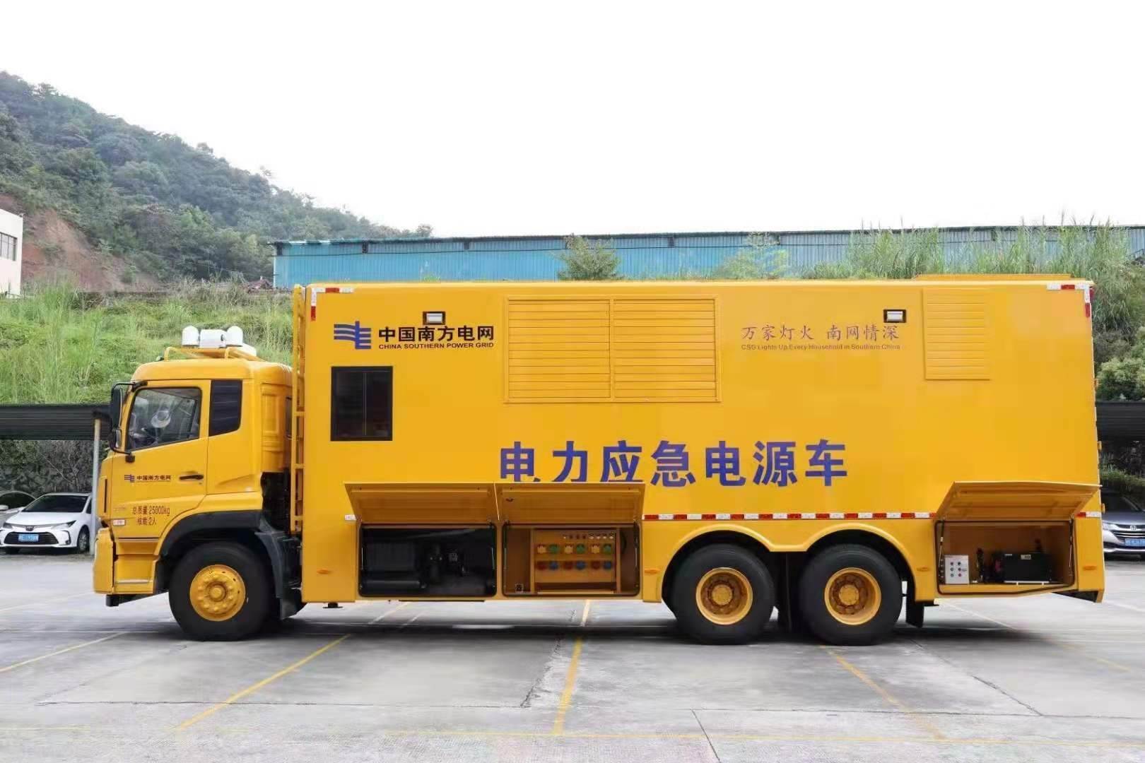 蓬莱安康大型柴油发电机发电车UPS电源出租租赁